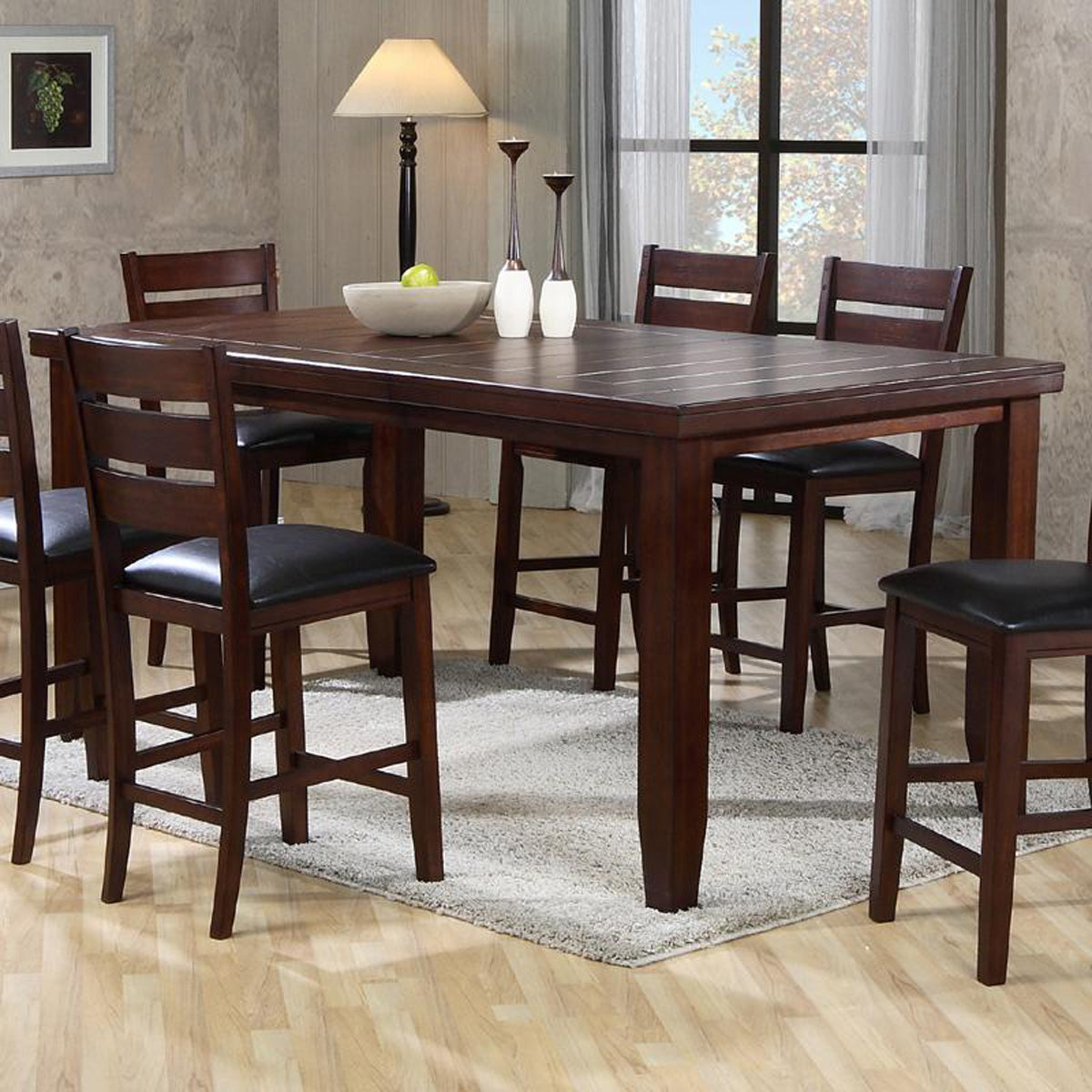 Crown Mark Bardstown Counter Height Table in Espresso image