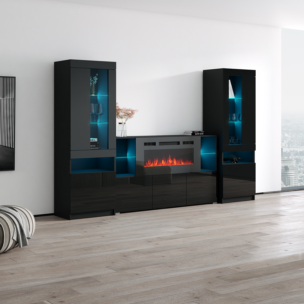 Komi 03 Fireplace Entertainment Center