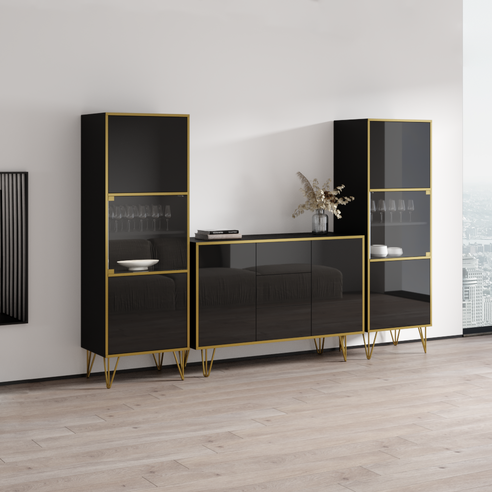 Peri SB-BK-BK Entertainment Center