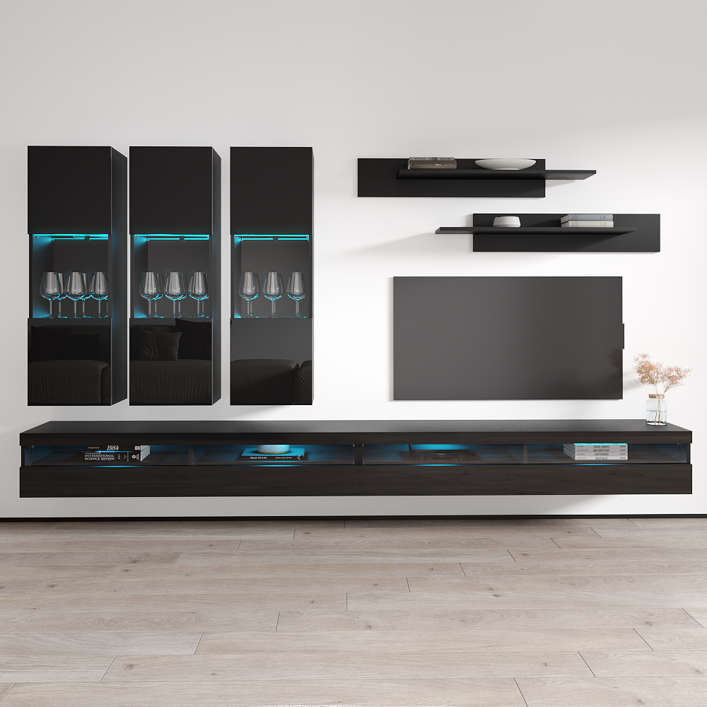 Fly E 35TV Floating Entertainment Center - Meble Furniture