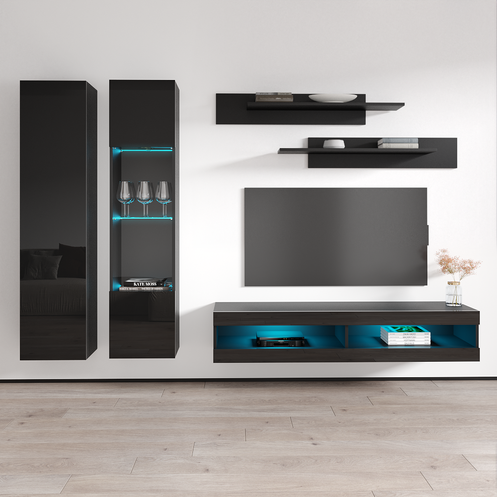 Fly A 34TV Floating Entertainment Center - Meble Furniture