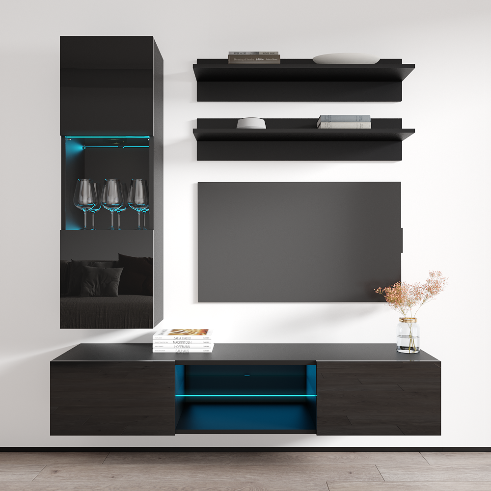 Fly H 33TV Floating Entertainment Center - Meble Furniture