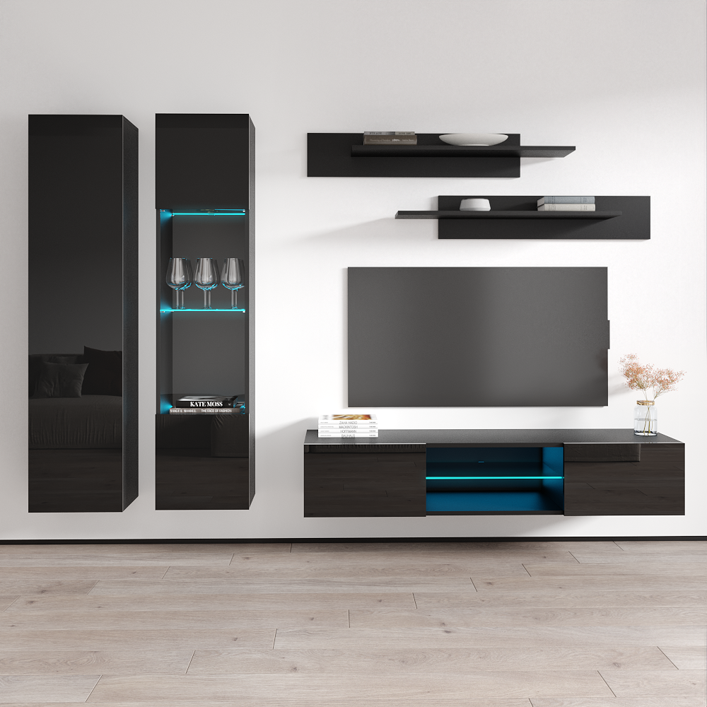 Fly A 33TV Floating Entertainment Center - Meble Furniture