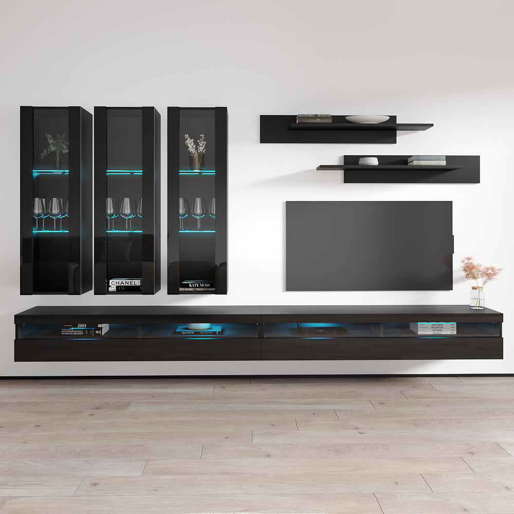 Fly E 35TV Floating Entertainment Center - Meble Furniture