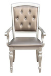 Homelegance Orsina Arm Chair in Silver (Set of 2) image