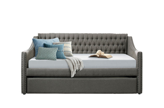 Tulney Dark Gray Daybed with Trundle