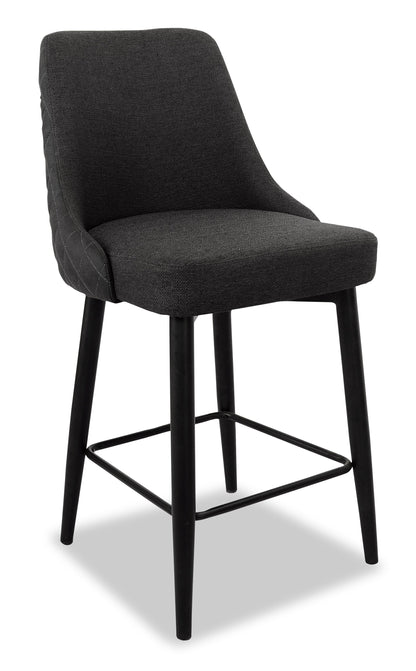 Leicester Counter-Height Stool - Charcoal