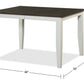 Evant Dining Table - White