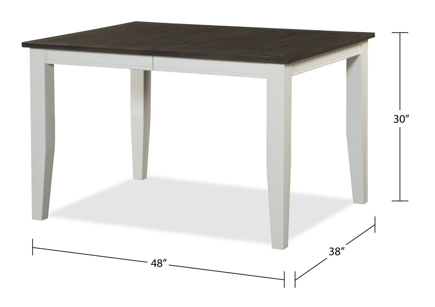 Evant Dining Table - White