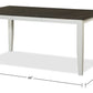 Evant Dining Table - White