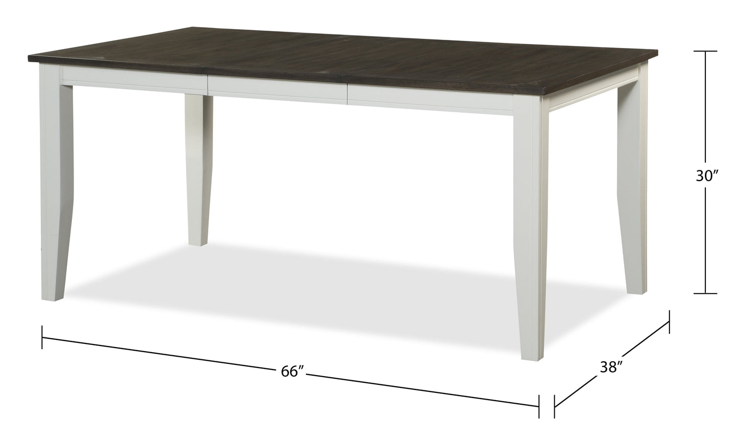 Evant Dining Table - White