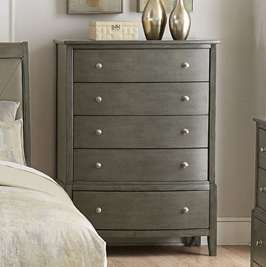 Homelegance Cotterill 5 Drawer Chest in Gray 1730GY-9 image