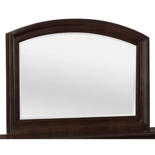 Crown Mark Kenton Landscape Mirror in Deep Brown Wood image