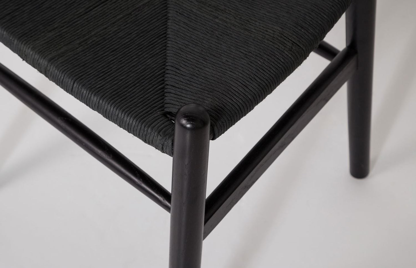 Jessbul Wishbone Dining Chair - Matte Black