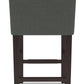 Ambrosia Counter-Height Stool - Charcoal
