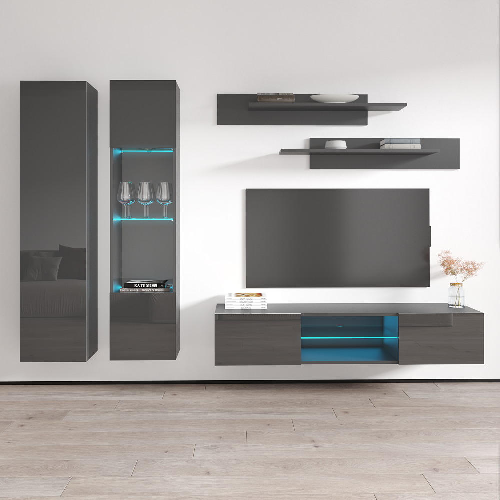 Fly A 33TV Floating Entertainment Center - Meble Furniture