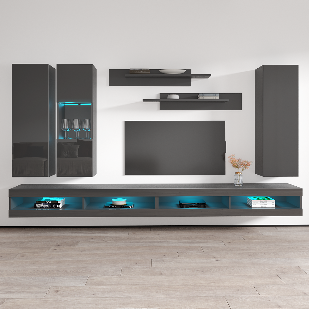 Fly E 34TV Floating Entertainment Center - Meble Furniture