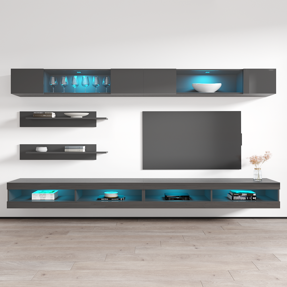 Fly I 34TV Floating Entertainment Center - Meble Furniture