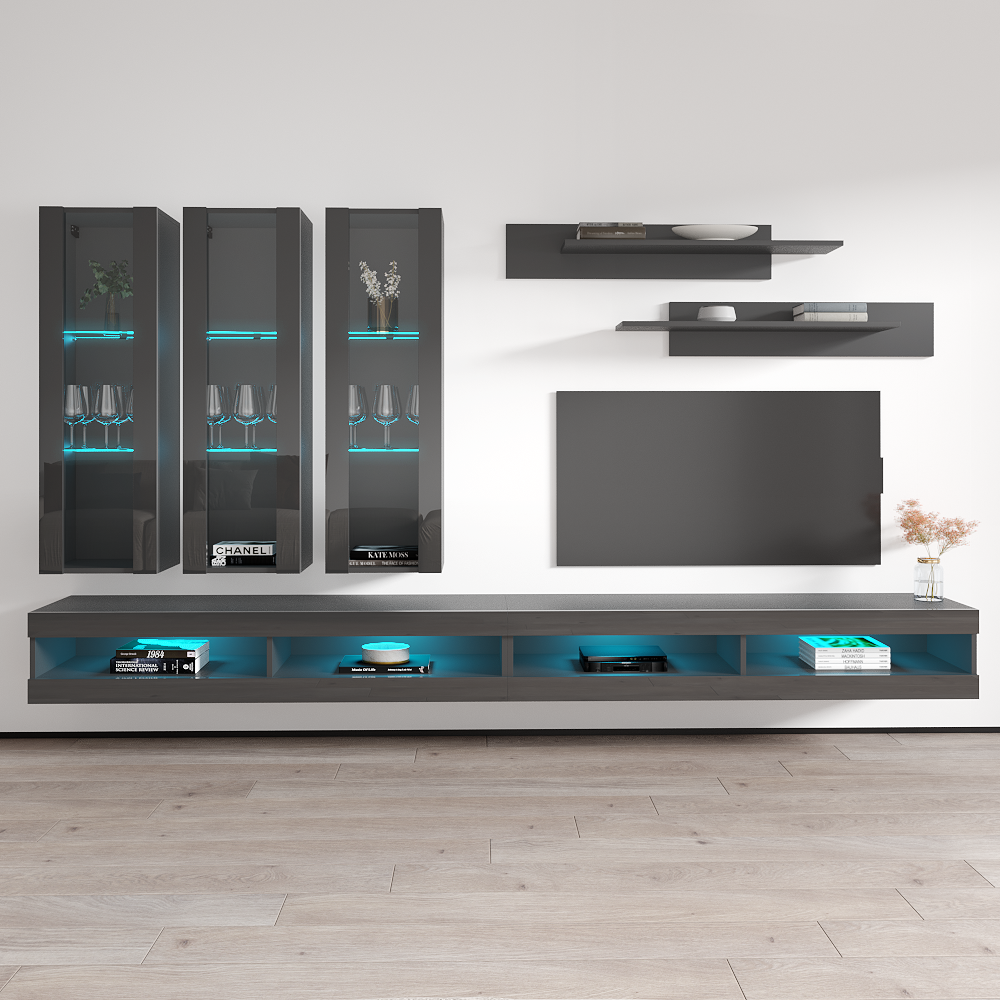 Fly E 34TV Floating Entertainment Center - Meble Furniture