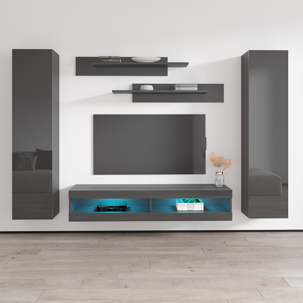 Fly A 34TV Floating Entertainment Center - Meble Furniture