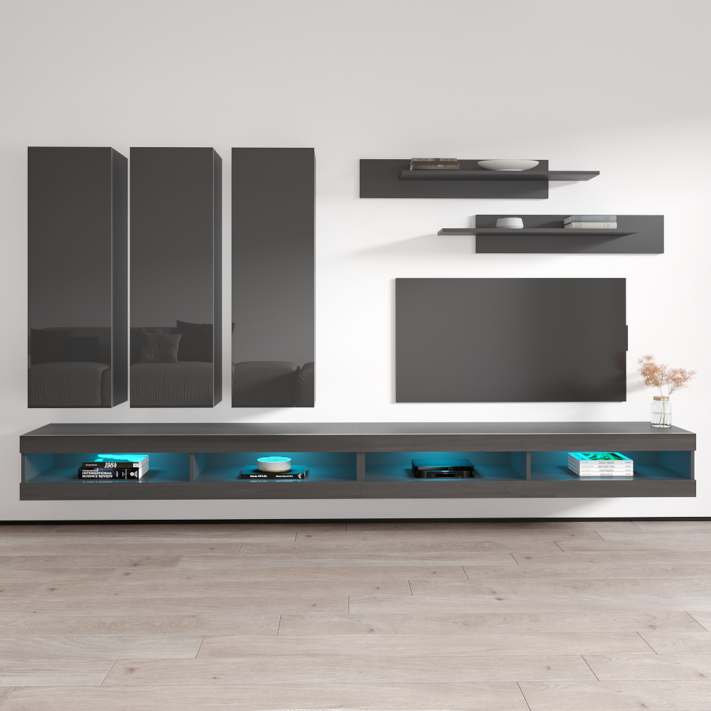 Fly E 34TV Floating Entertainment Center - Meble Furniture