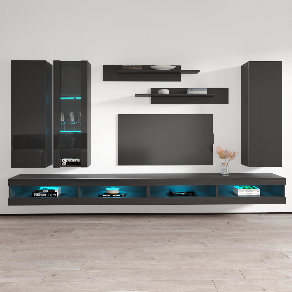 Fly E 34TV Floating Entertainment Center - Meble Furniture