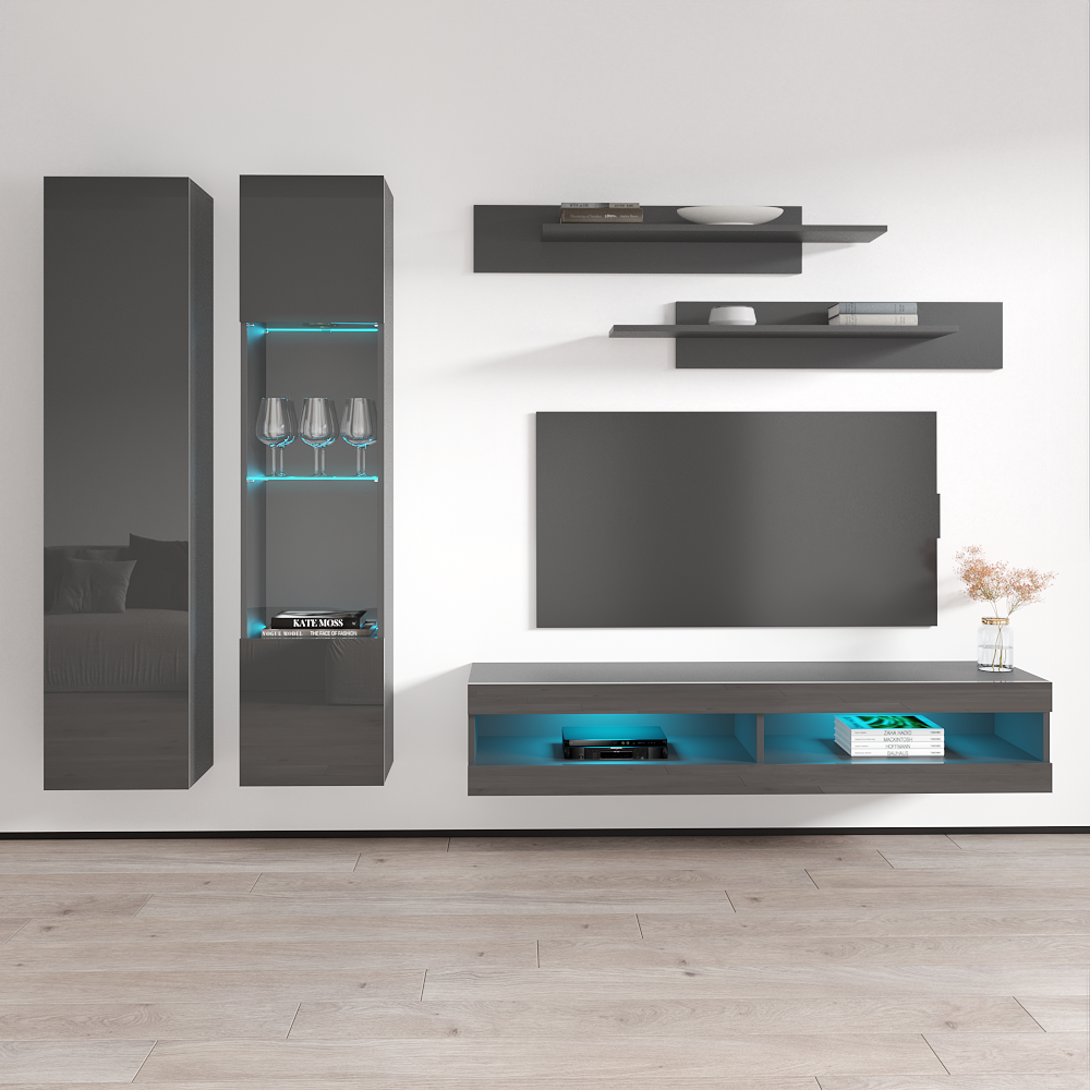 Fly A 34TV Floating Entertainment Center - Meble Furniture