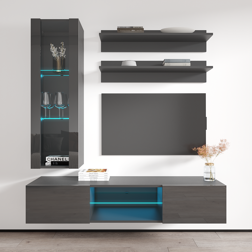 Fly H 33TV Floating Entertainment Center - Meble Furniture