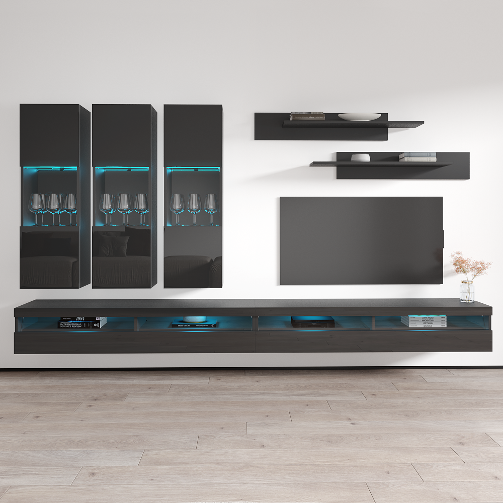 Fly E 35TV Floating Entertainment Center - Meble Furniture