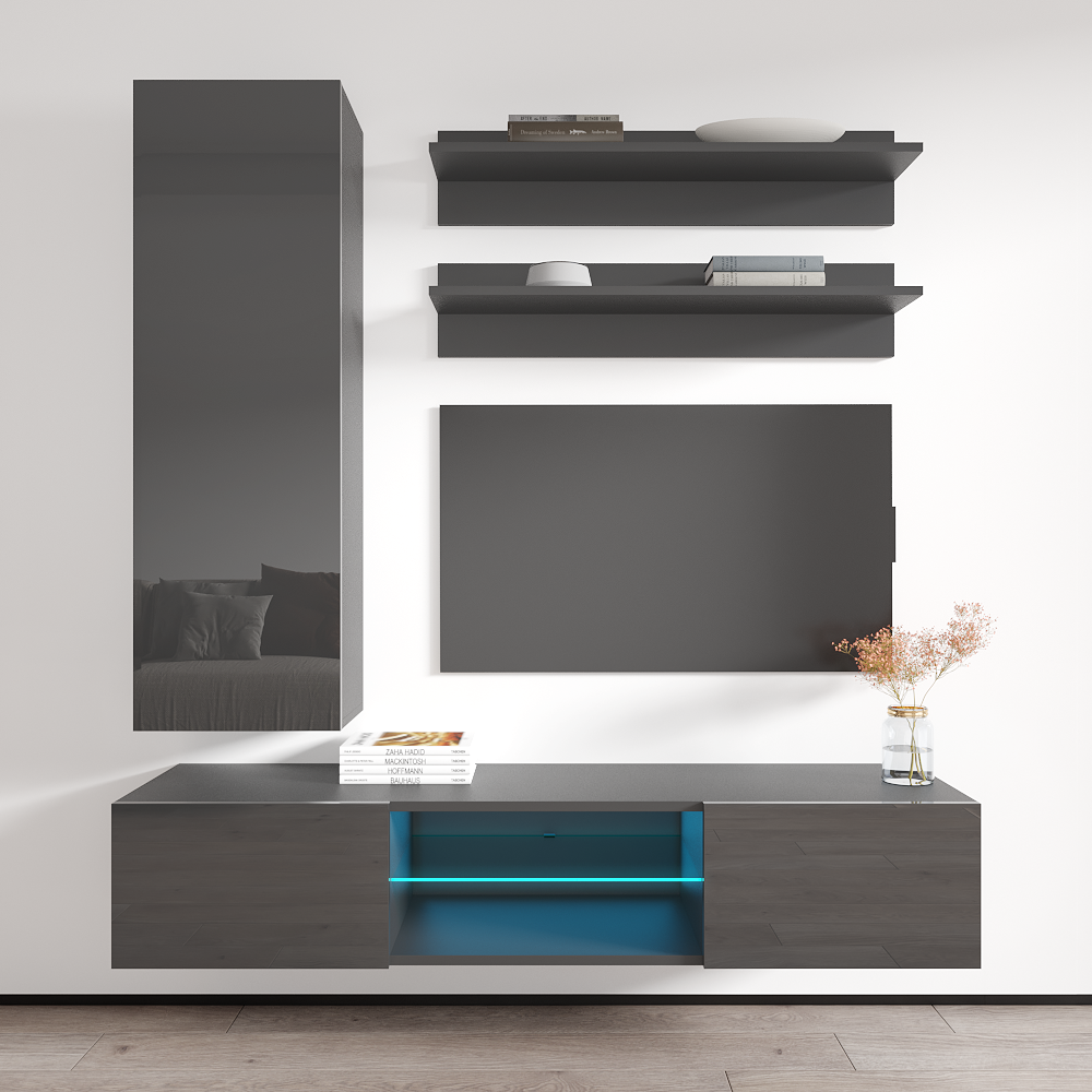 Fly H 33TV Floating Entertainment Center - Meble Furniture