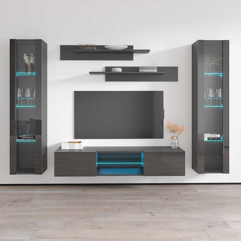 Fly A 33TV Floating Entertainment Center - Meble Furniture