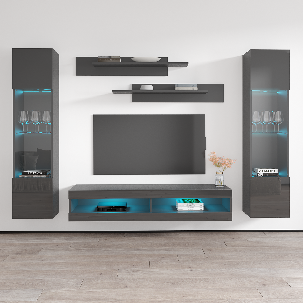 Fly A 34TV Floating Entertainment Center - Meble Furniture