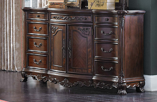 Homelegance Deryn Park 9 Drawer Dresser in Cherry 2243-5 image