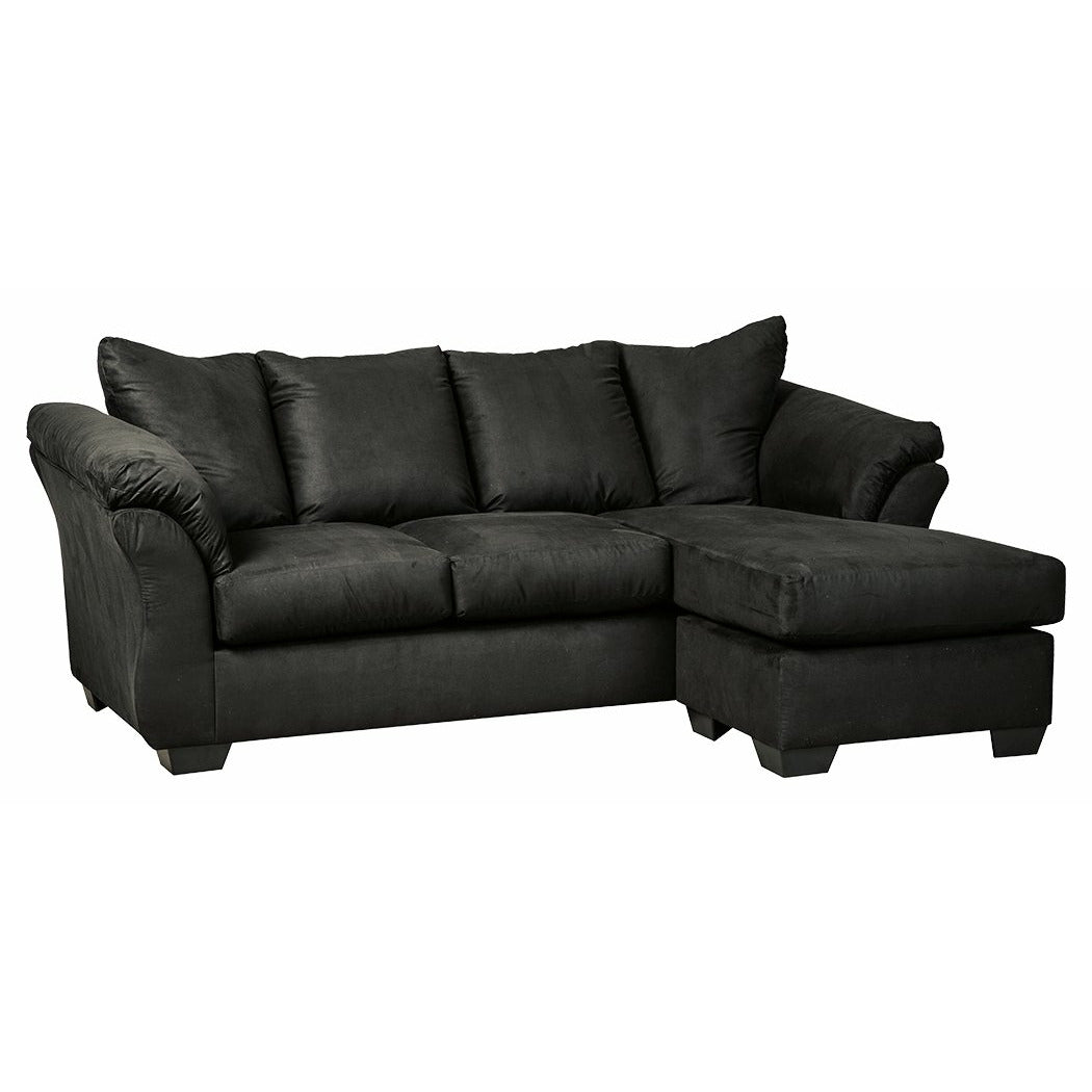 Darcy Sofa Chaise - Black