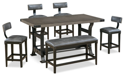 Greyson 6-Piece Counter-Height Dining Package