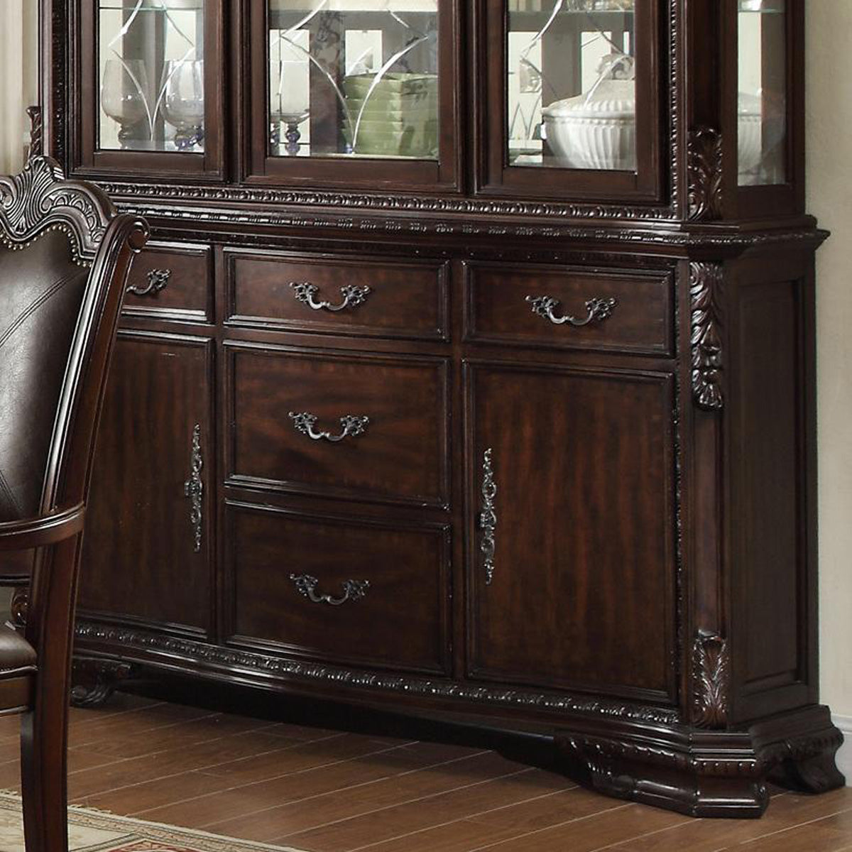 Crown Mark Kiera Buffet in Warm Brown image