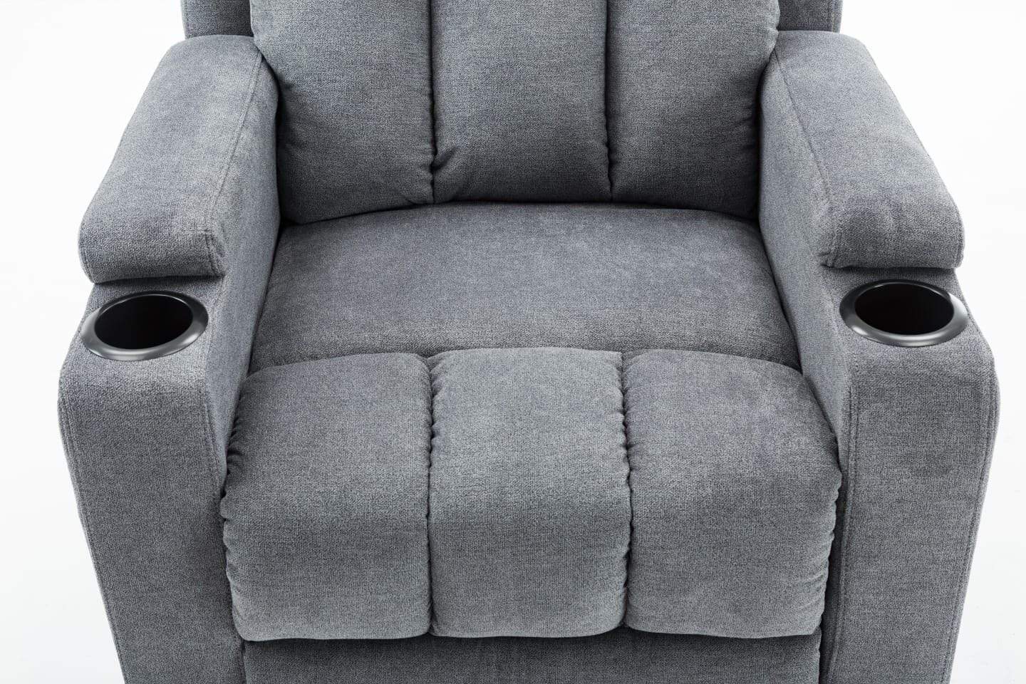 Lazy Recliner Arm Chair With Cupholders