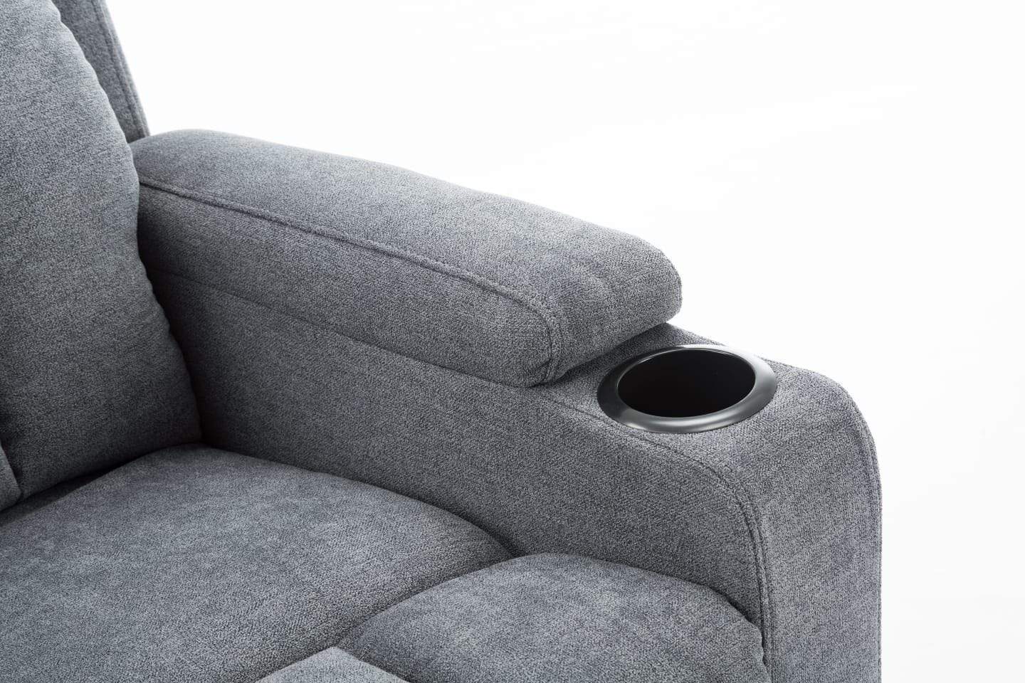 Lazy Recliner Arm Chair With Cupholders