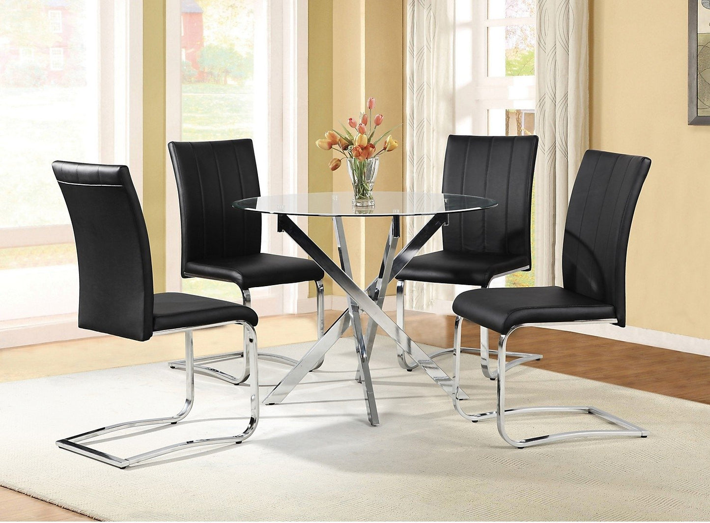 Graz 5-Piece Dining Package - Black