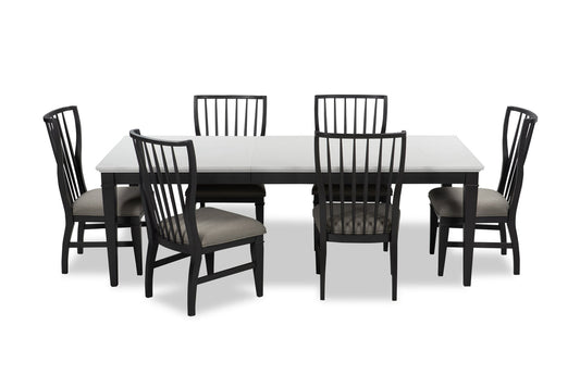 Graham 7-Piece Dining Package - Black