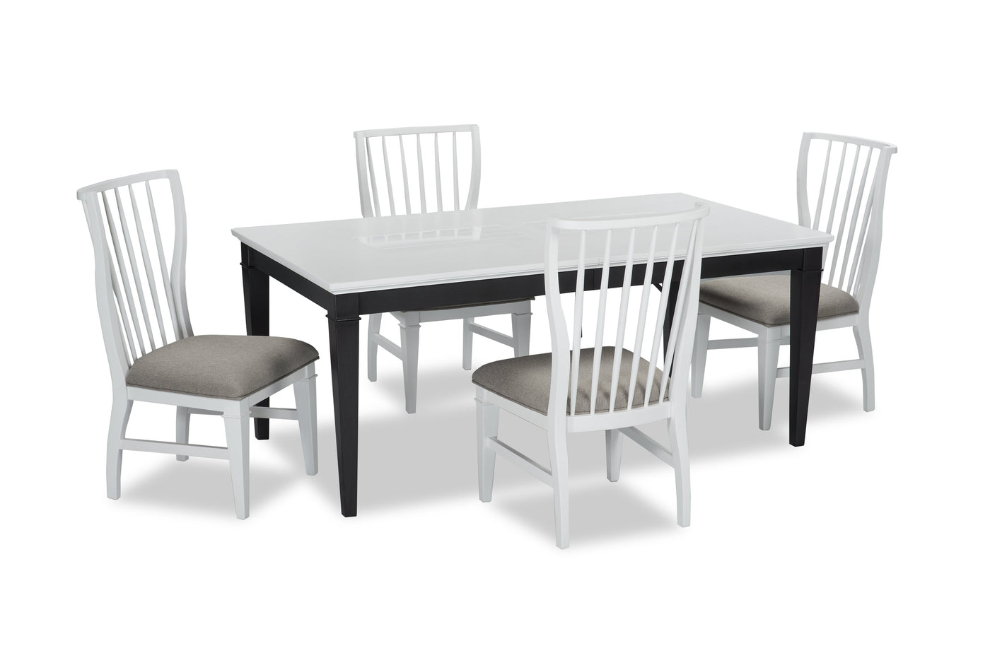 Graham 5-Piece Dining Package - White