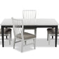 Graham 5-Piece Dining Package - White