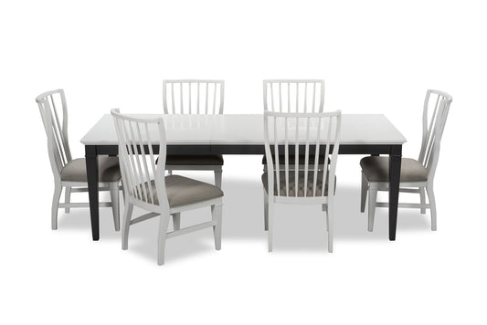 Graham 7-Piece Dining Package - White