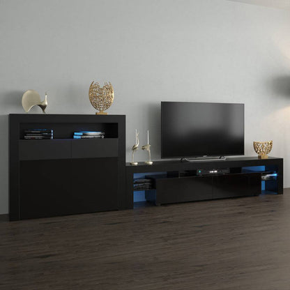 Milano Set 200-2D Entertainment Center - Meble Furniture