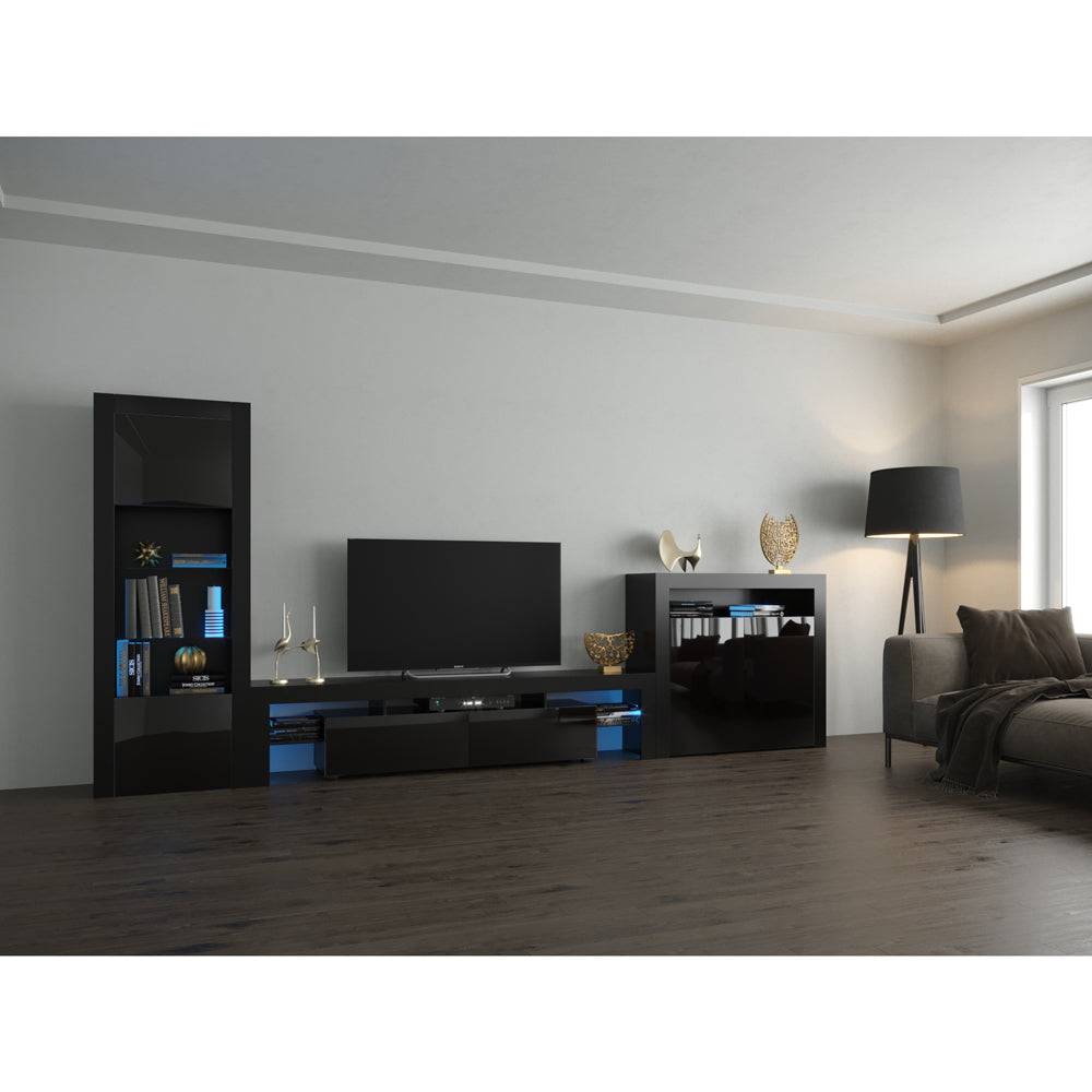 Milano 200-BK-2D Entertainment Center