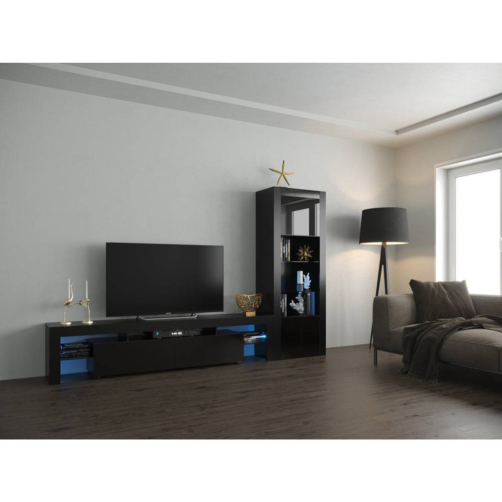 Milano 200-BK Entertainment Center