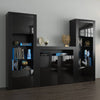 Milano Set 2D-BK-BK Entertainment Center - Meble Furniture