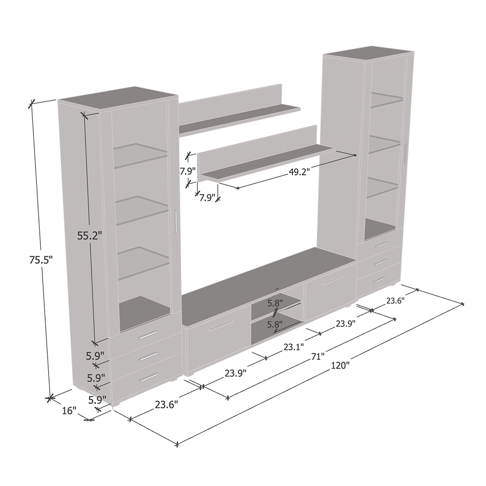 Soho 4 Entertainment Center