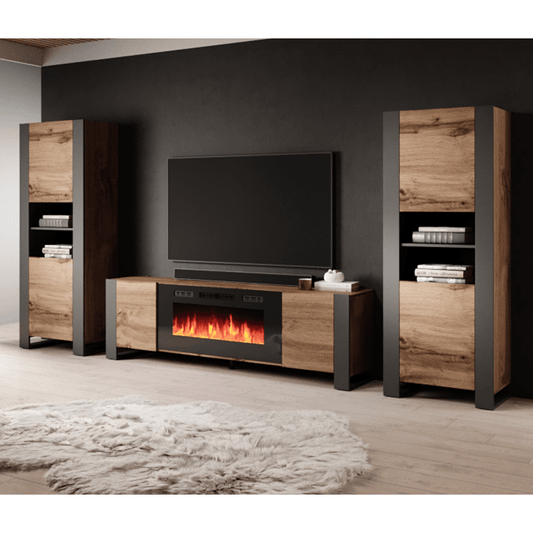 Woody BL-EF Fireplace Entertainment Center