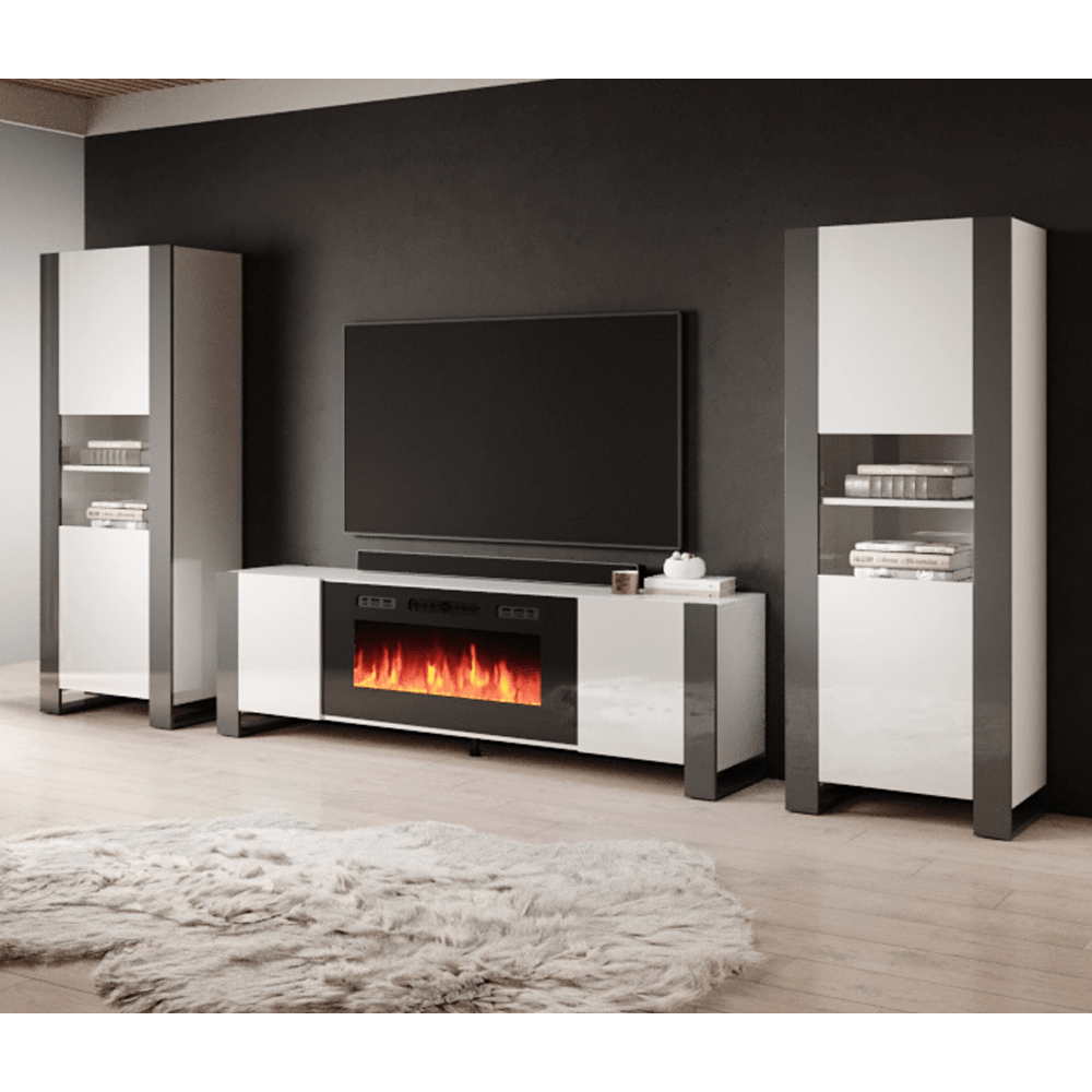 Woody BL-EF Fireplace Entertainment Center